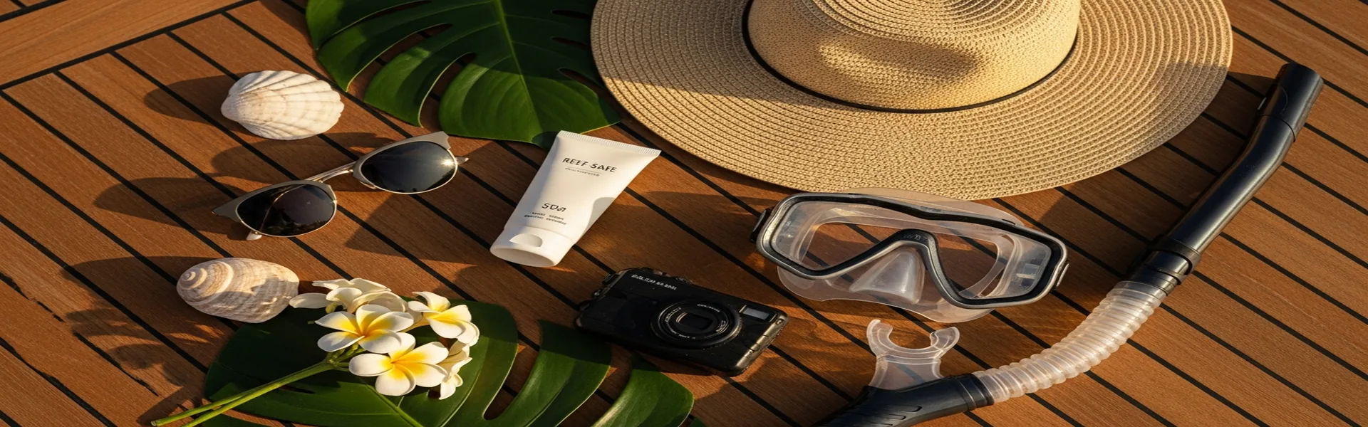 Essential items for luxury Komodo cruise vacation