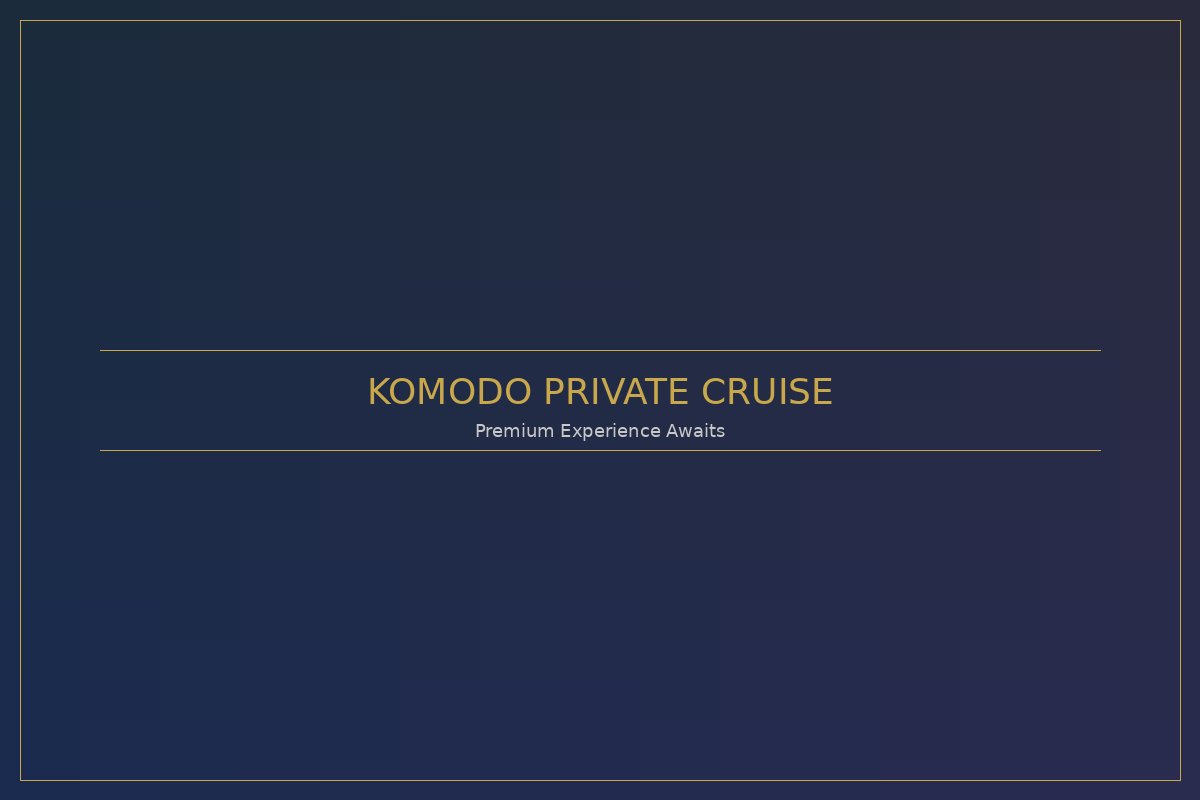 Luxury komodo yacht charter vessel in Komodo waters